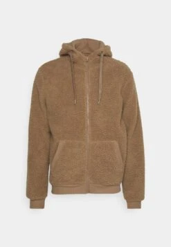 Pier One BORG ZIP-UP JACKET - Fleecejacke - Dark Green -ModePier f1b9950d7cb9410eb6aef1dd88daa0f5