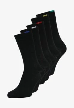 Pier One 5 PACK - Socken - Black -ModePier f21d8127776a475ba07c632297fb0342